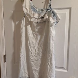 Holding Horses size SM white washed "denim" dress